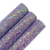 Twilight Purple Fairytales Lux Premium Chunky Glitter Fabric - Eliza Henri