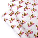 Girls will Save the World Premium Faux Leather Fabric Sheets - Eliza Henri