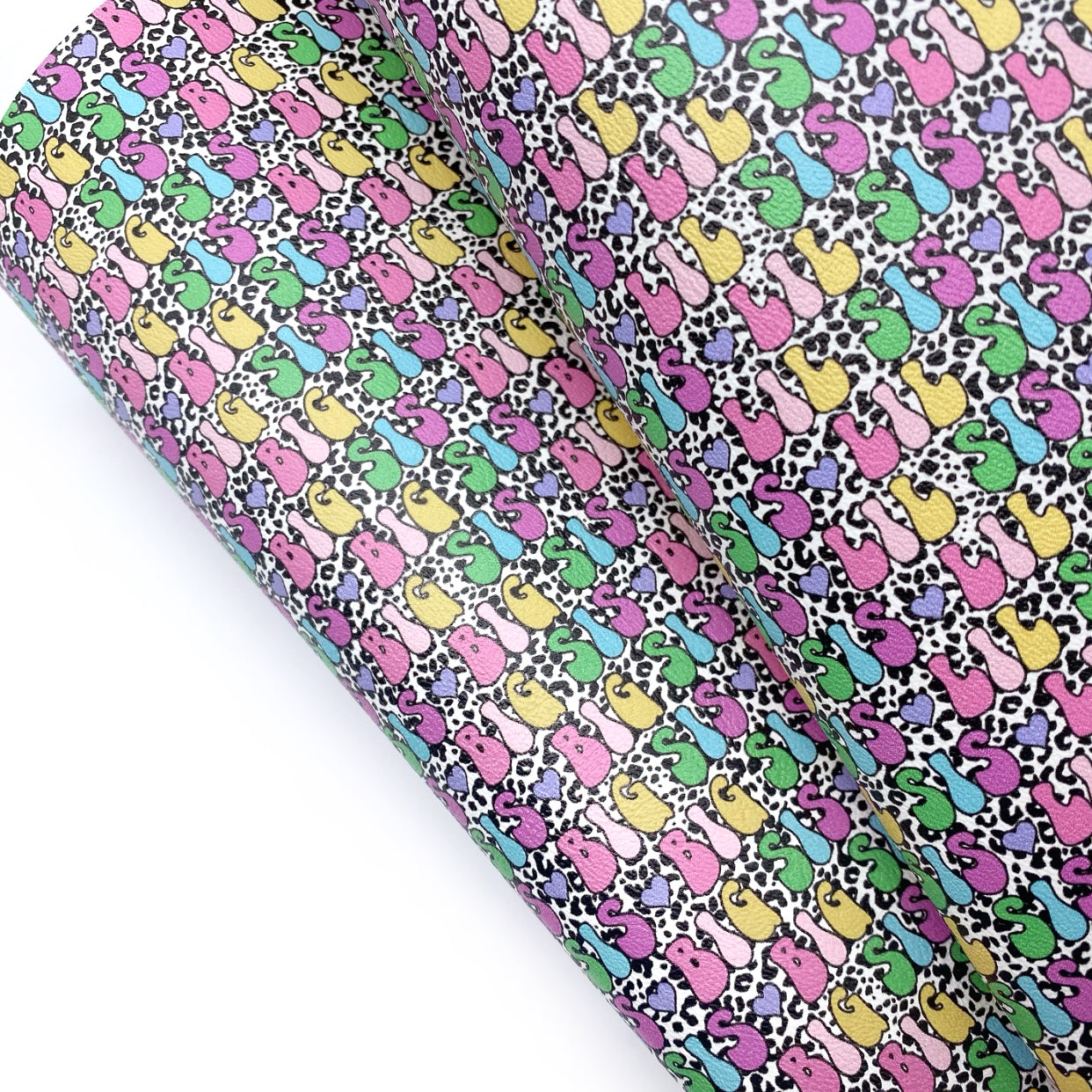 Big Sis, Lil Sis Premium Faux Leather Fabric Sheets - Eliza Henri