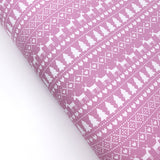 Fairisle Christmas Sweater Lux Premium Canvas Bow Fabrics