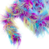 Rainbow Extra Fluffy Marabou Trim