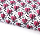 Paris, I love you Lux Premium Printed Bow Fabrics - Eliza Henri