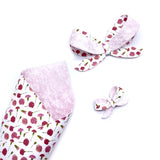 Falling florals Double Sided Printed Glitter Canvas & Velvet Fabric - Eliza Henri