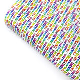 You’re Amazing premium Faux Leather Fabric Sheets