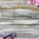 Pink Floral Bunches Wooden Canvas Photography Background - Eliza Henri