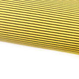 Stripey Bumble Bee Lux Premium Printed Bow Fabrics - Eliza Henri