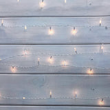 Hanging Fairy Lights Wooden Effect Canvas Photography Background