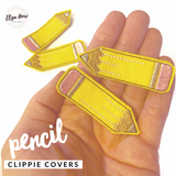 EHC Back to school Rubber Pencil Clippie Cover Felties - Eliza Henri
