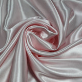 Pale Pink Premium Polyester Satin Fabric - Eliza Henri