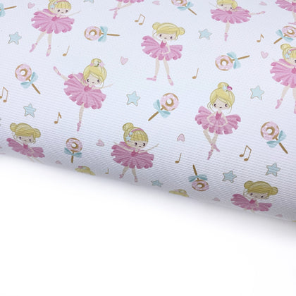 Sweetie Ballerina Lux Premium Canvas Bow Fabrics