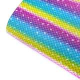 Rainbow Mermaid Scales Premium Faux Leather Fabric Sheets - Eliza Henri