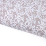 Floral Lace Lux Premium Printed Bow Fabric - Eliza Henri