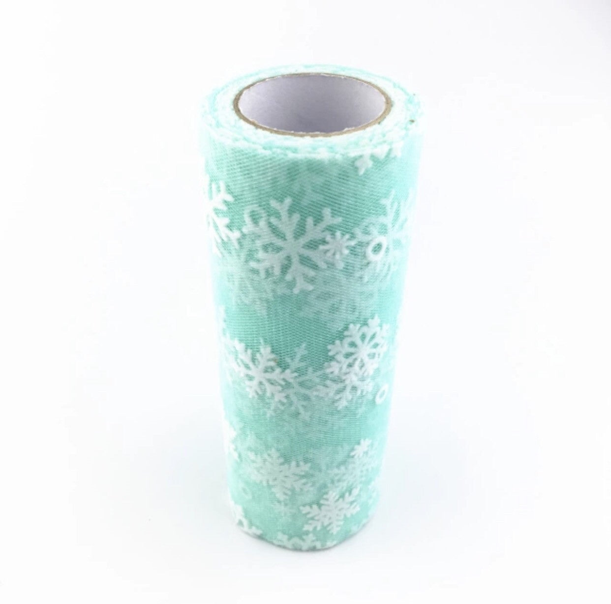 Luxury Snowflake Tulle Fabric - Eliza Henri Craft Supply
