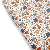 Pumpkin Spice Premium Faux Leather Fabric Sheets - Eliza Henri