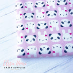 Cute Baby Rabbits & Pandas Artisan Fabric Felt - Eliza Henri