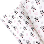 Panda Ballet Premium Faux Leather Fabric Sheets - Eliza Henri