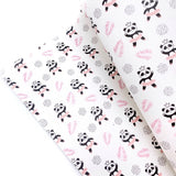 Panda Ballet Premium Faux Leather Fabric Sheets - Eliza Henri