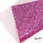 Girly Pink Lux Premium Chunky Glitter Fabric - Eliza Henri