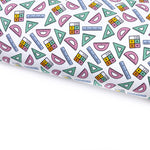 Maths Fun Lux Premium Printed Bow Fabric - Eliza Henri