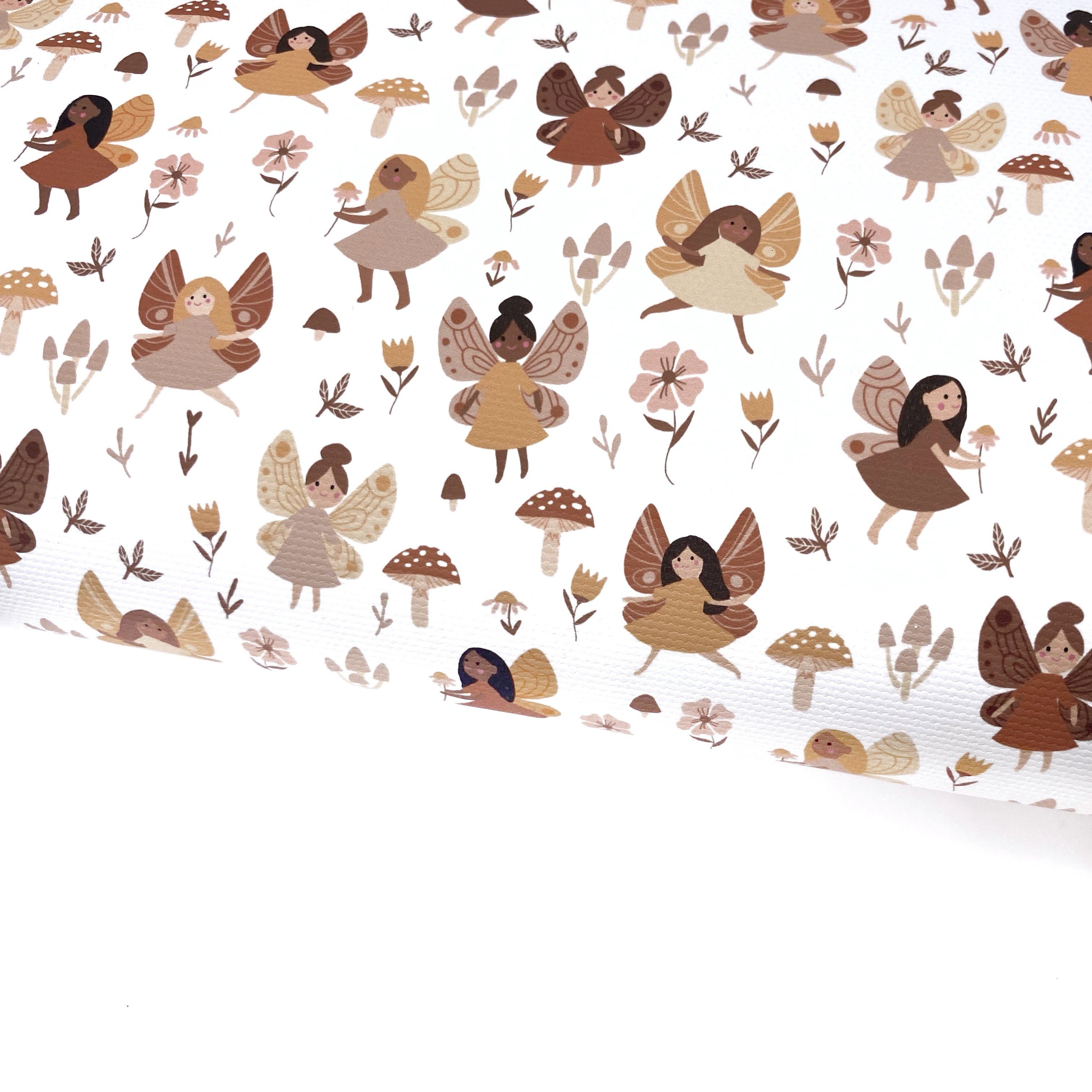Fairy Friends Lux Premium Canvas Bow Fabrics - Eliza Henri