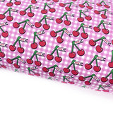Cutie Cherries Retro Lux Premium Printed Bow Fabric - Eliza Henri