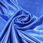 Royal Blue Premium Polyester Satin Fabric - Eliza Henri