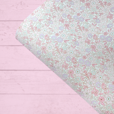 Ditsy Floral Beauty Premium Faux Leather Fabric Sheets