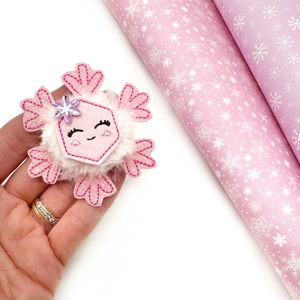 Snowy Snowflake- Fluffy Friend Felties - Eliza Henri
