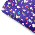 Gimme Purple Space Premium Faux Leather Fabric Sheets - Eliza Henri
