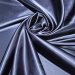Navy Premium Polyester Satin Fabric - Eliza Henri