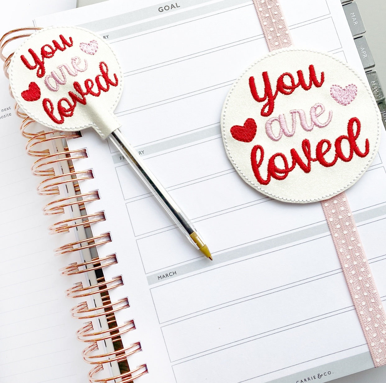 You are Loved Planner Bookmark Felties - Eliza Henri
