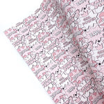 Girl Power is my Super Power Premium Faux Leather Fabric Sheets - Eliza Henri
