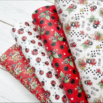 Ladybug Premium Faux Leather Fabric Sheet Set - Eliza Henri