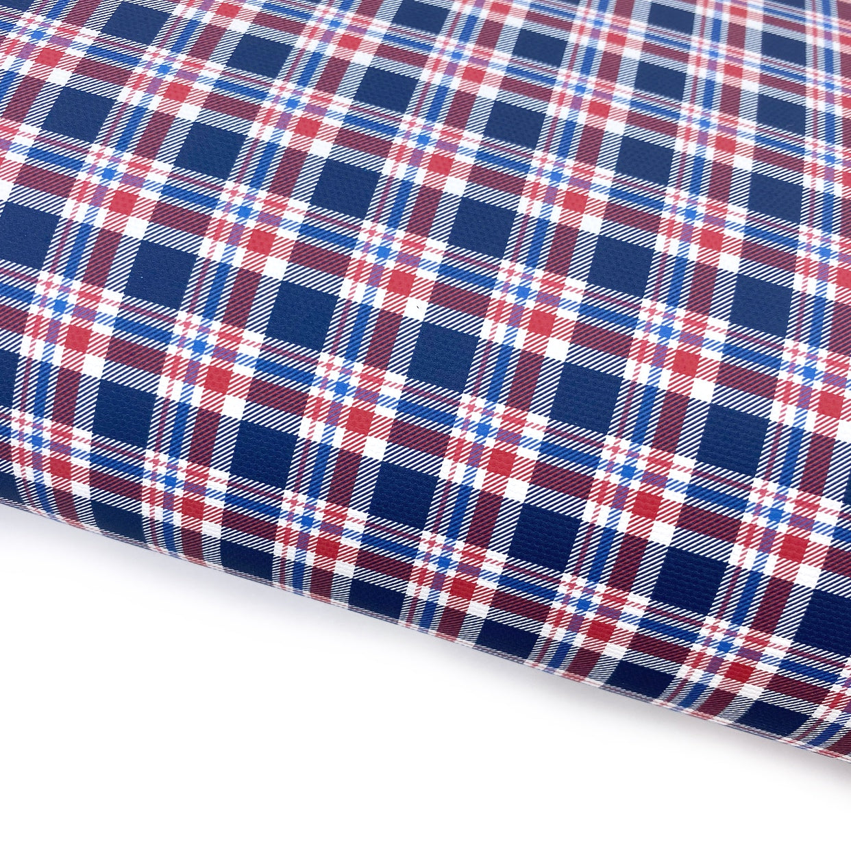 Great British Plaid Lux Premium Printed Bow Fabric - Eliza Henri