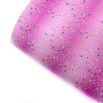 Fairy Confetti Sparkles Premium Faux Leather Fabric Sheets - Eliza Henri
