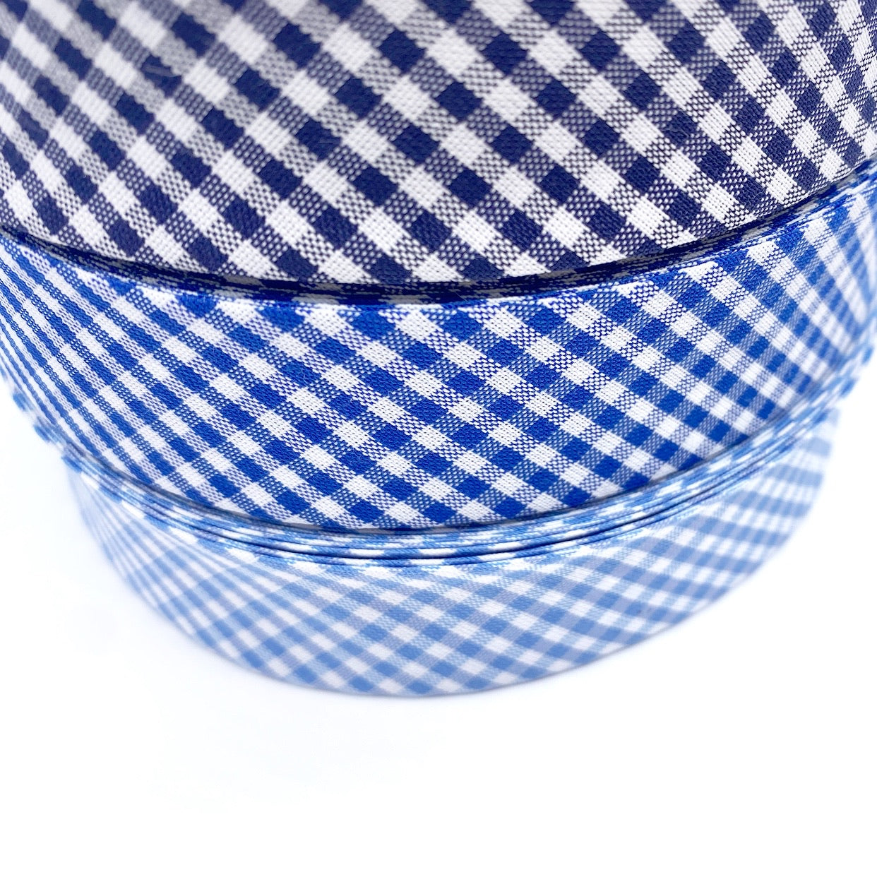 Luxury Gingham Bias Binding 30mm - Eliza Henri