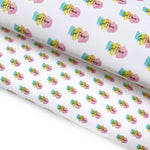 Girl Power Pastel Lux Premium Canvas Bow Fabrics - Eliza Henri