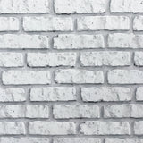 Grey White Brick Wall Effect Canvas Photography Background