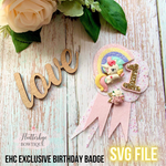 EHC Exclusive Birthday Badge SVG - Eliza Henri