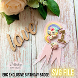 EHC Exclusive Birthday Badge SVG - Eliza Henri