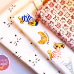 The Cat & Dogs Collection- Luxury Artisan Fabric Felts - Eliza Henri Craft Supply