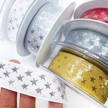 Luxury Galaxy Star 25mm Ribbon