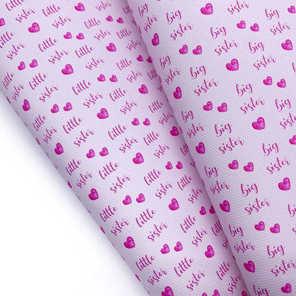 Big Sister, Little Sister Lux Premium Canvas Bow Fabrics - Eliza Henri