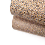 Brown Leopard Hearts EH Printed Patterned Craft HTV Plain Vinyl - Eliza Henri