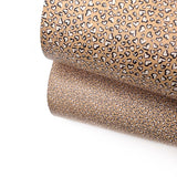 Brown Leopard Hearts EH Printed Patterned Craft HTV Plain Vinyl - Eliza Henri
