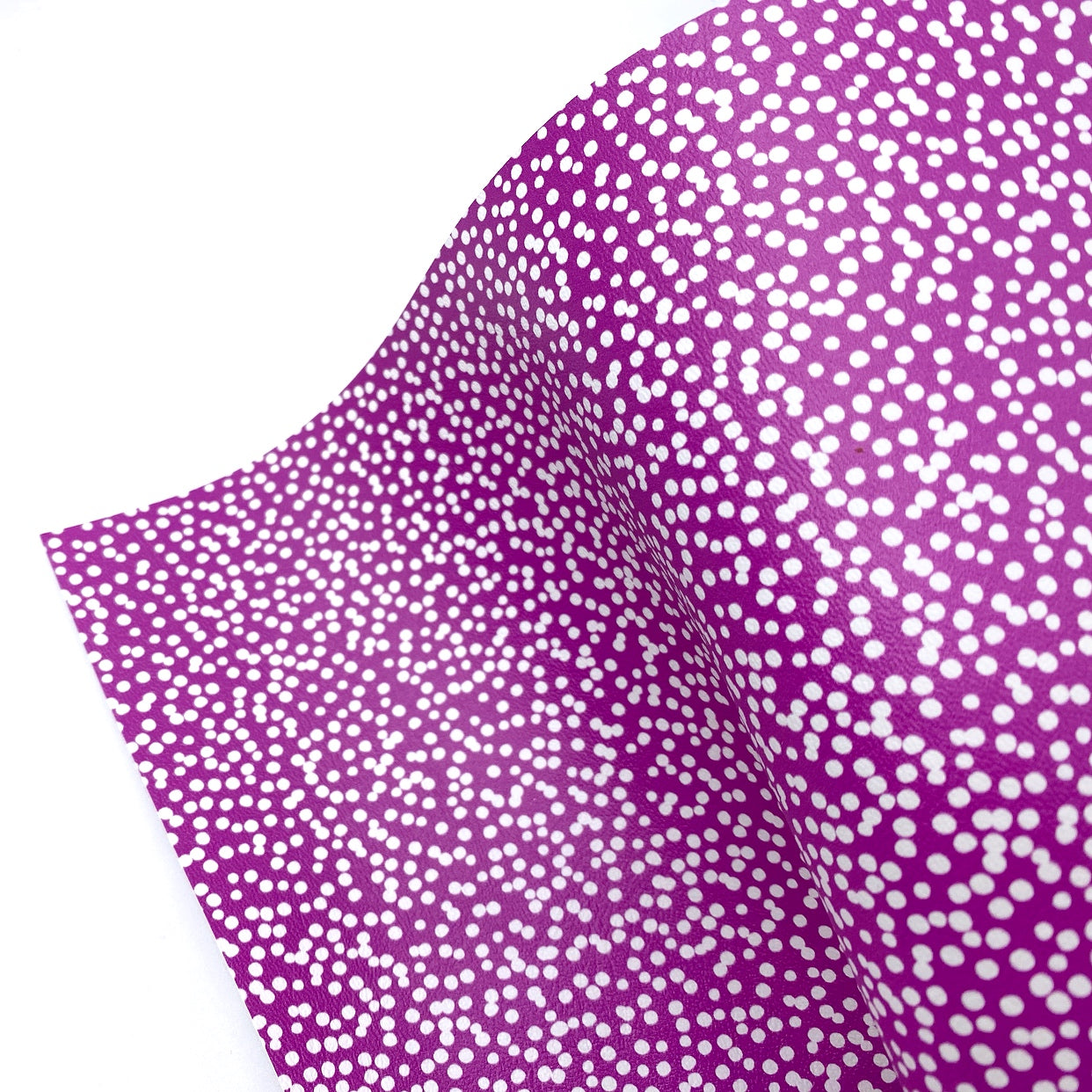 Purple Dotty Premium Faux Leather Fabric Sheets - Eliza Henri