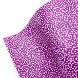 Purple Dotty Premium Faux Leather Fabric Sheets - Eliza Henri