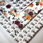 Autumn Plum Floral Artisan Fabric Felt Collection - Eliza Henri Craft Supply