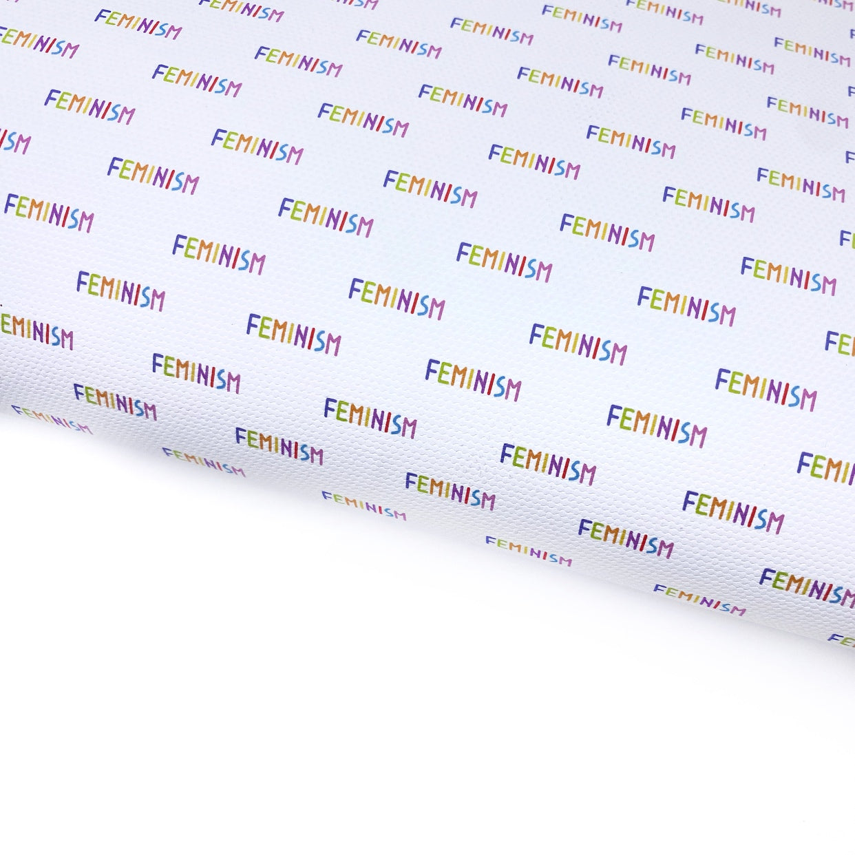 Feminism Lux Premium Printed Bow Fabric - Eliza Henri