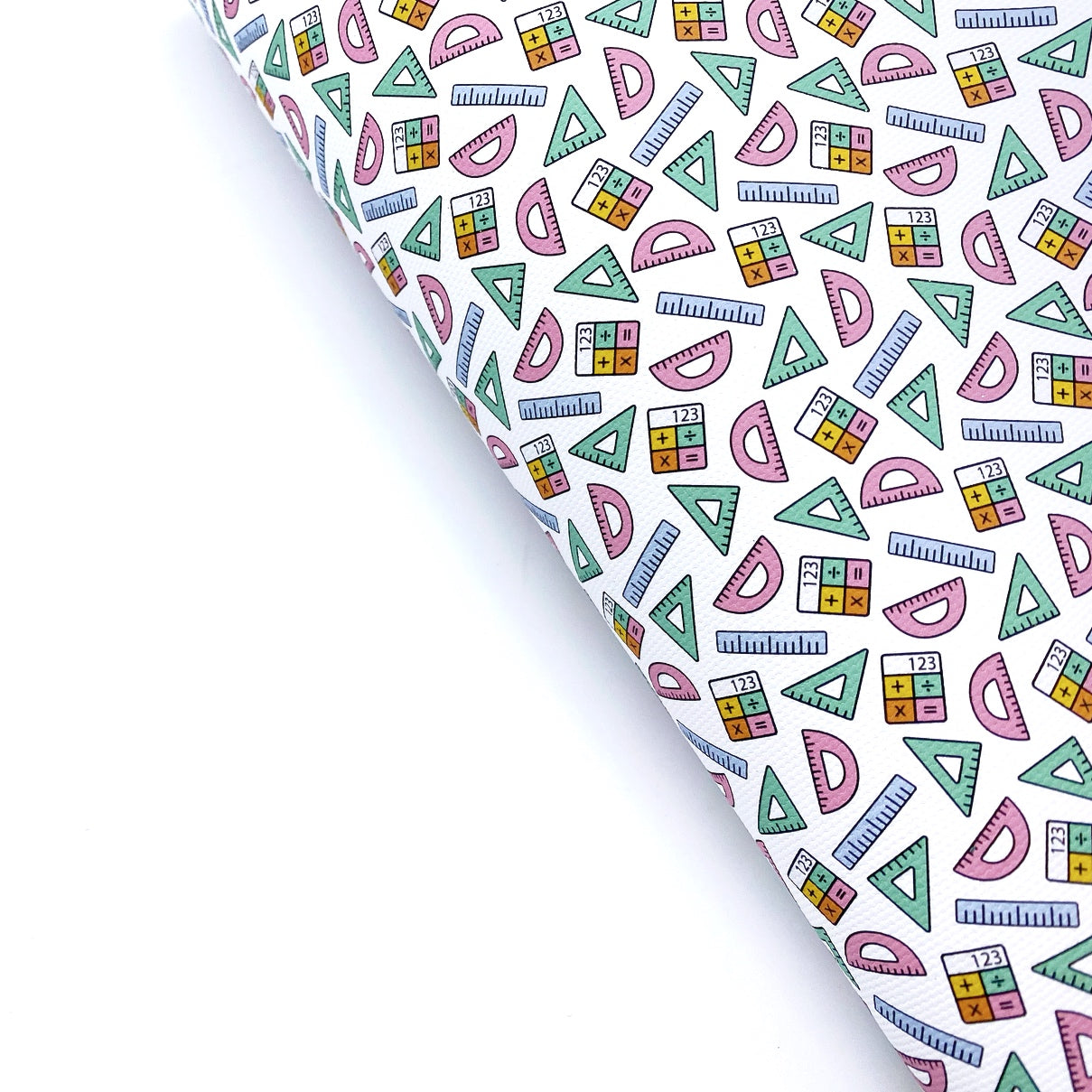 Maths Fun Premium Faux Leather Fabric Sheets - Eliza Henri
